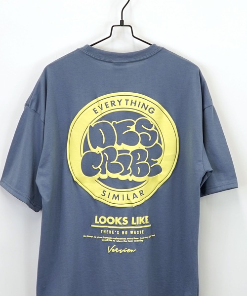 Burner（バーナー）の「【GROOVY STORE】バブルロゴ ワイドTシャツ（Tシャツ/カットソー・メンズ・ホワイト/ダークグリーン/ブラック/サックスブルー・M/L/LL）」の9枚目の写真