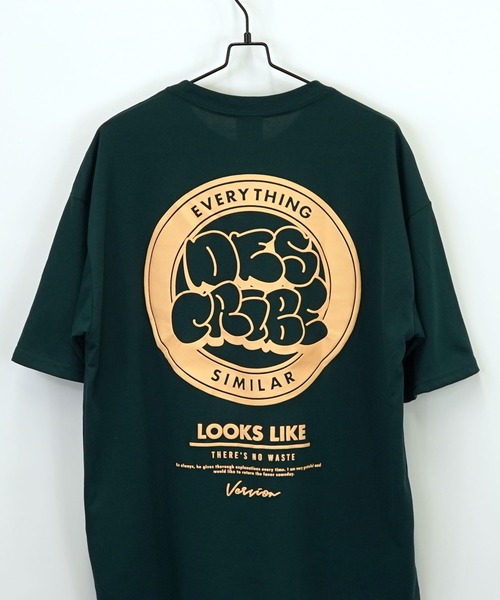 Burner（バーナー）の「【GROOVY STORE】バブルロゴ ワイドTシャツ（Tシャツ/カットソー・メンズ・ホワイト/ダークグリーン/ブラック/サックスブルー・M/L/LL）」の11枚目の写真