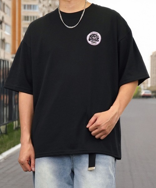 Burner（バーナー）の「【GROOVY STORE】バブルロゴ ワイドTシャツ（Tシャツ/カットソー・メンズ・ホワイト/ダークグリーン/ブラック/サックスブルー・M/L/LL）」の17枚目の写真