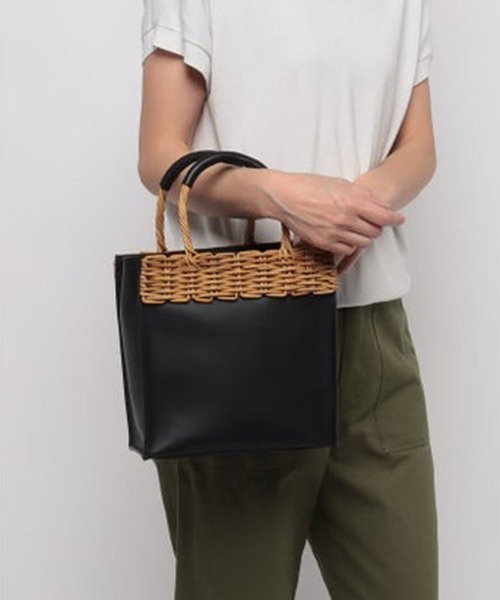 【TIDEWAY】ARUROG HANDLE SQUARE TOTE