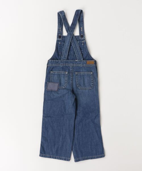 POLO RALPH LAUREN CHILDRENSWEAR（ポロ ラルフ ローレン チルドレンズウェア）の「パッチワーク デニム オーバーオール（サロペット/オーバーオール・キッズ・ブルー・3/4/6）」の2枚目の写真