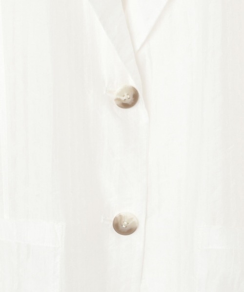 PAGEBOY（ページボーイ）の「【半袖】シアージャケット（テーラードジャケット・レディース・ブラック/イエロー/ホワイト・FREE）」の11枚目の写真