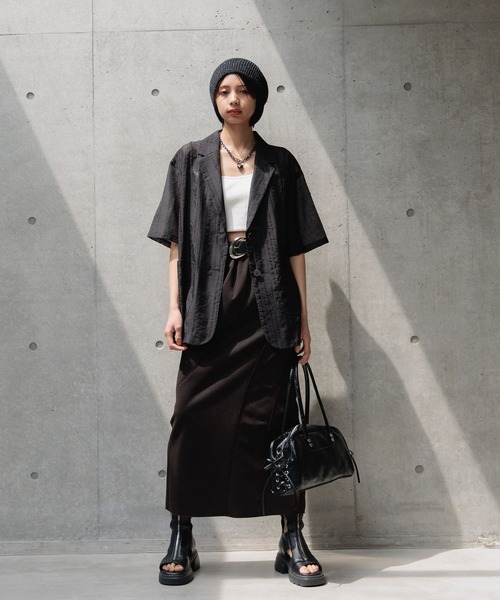 セール】【半袖】シアージャケット（テーラードジャケット