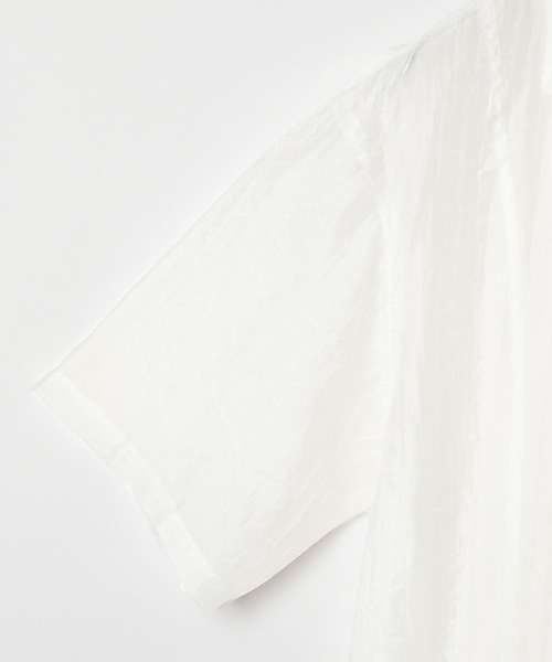 PAGEBOY（ページボーイ）の「【半袖】シアージャケット（テーラードジャケット・レディース・ブラック/イエロー/ホワイト・FREE）」の4枚目の写真