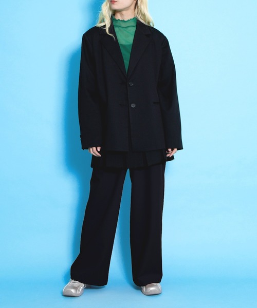 PUNYUS（プニュズ）の「2タックカラーパンツ（その他パンツ・レディース・ブラック/ブラウン/レッド・1/2/3/4）」の15枚目の写真