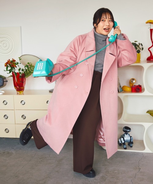 PUNYUS（プニュズ）の「2タックカラーパンツ（その他パンツ・レディース・ブラック/ブラウン/レッド・1/2/3/4）」の10枚目の写真