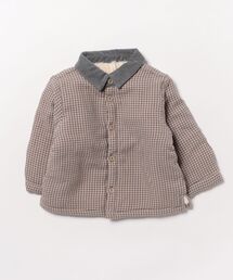 Quincy Mae（クインシーメイ）の「Ford Jacket || Indigo Gingham（その他ベビー用品）」