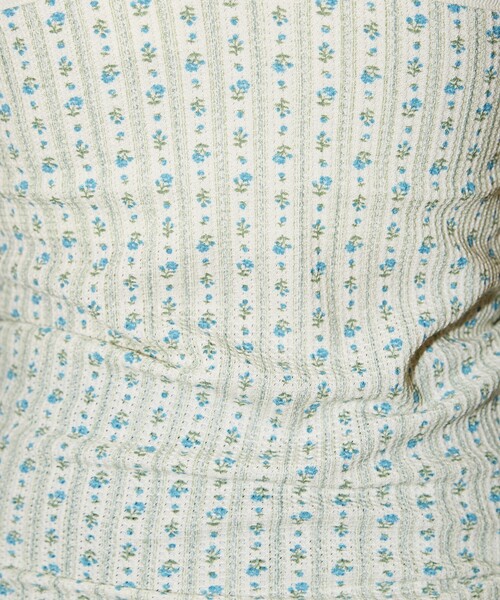 PUBLUX（パブリュクス）の「JEMORGAN/ジェーイーモーガン 花柄 ワッフル カップ付き キャミソール　限定展開（キャミソール・レディース・ブルー/サックスブルー/ピンク/パープル・ﾌﾘ-）」の13枚目の写真