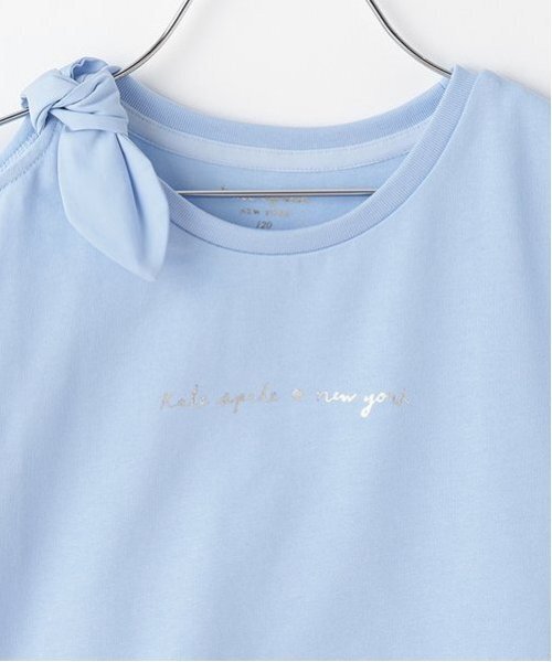 kate spade new york kids(ケイトスペードニューヨーク)の「トドラー スカラップTシャツ(Tシャツ/カットソー・キッズ・サックスブルー/ブラック・120cm/130cm/110cm)」の4枚目の写真