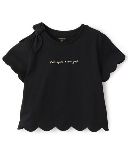 kate spade new york kids(ケイトスペードニューヨーク)の「トドラー スカラップTシャツ(Tシャツ/カットソー・キッズ・サックスブルー/ブラック・120cm/130cm/110cm)」の10枚目の写真
