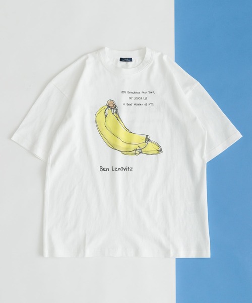 カットソー BEN LENOVITZ Fruit Print T-shirts セール】BEN LENOVITZ Fruit Print T-shirts（Tシャツ