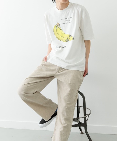 カットソー BEN LENOVITZ Fruit Print T-shirts ITEMS URBANRESEARCH tシャツ BEN LENOVITZ Fruit Print T
