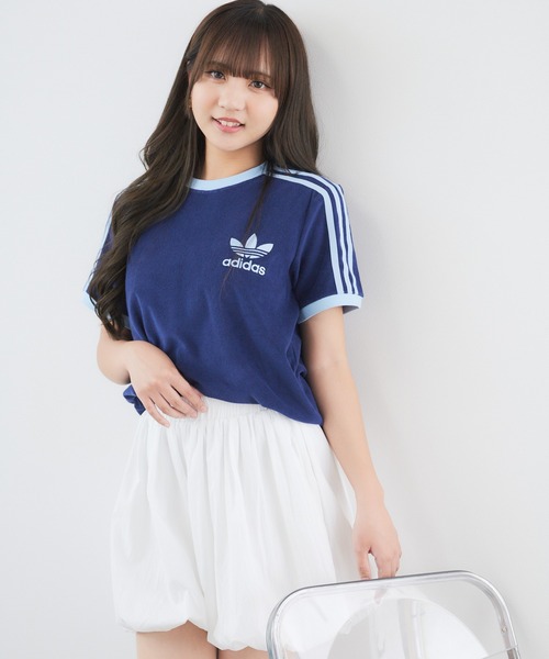 adidas（アディダス）の「adidas/アディダス TERRY 3S TEE（Tシャツ