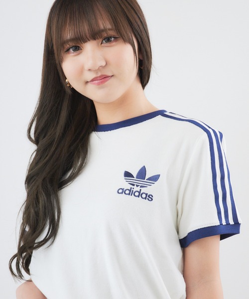 ★【Adidas】 Terry 3S T-Shirt★人気★ レディース 【adidas】 アディダス W TERRY 3ST TEE ショート