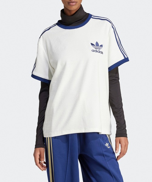 ◆正規品◆ADIDAS TERRY 3S T-SHIRT(W)◆関税/送料込◆人気 adidas/アディダス TERRY 3S TEE（Tシャツ/カットソー）｜adidas