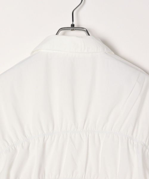 3.3 Field Trip （3.3フィールドトリップ）の「3.3 Field Trip／バルーンスリーブシャーリングブラウス(5分袖)（シャツ/ブラウス・レディース・サックスブルー/オフホワイト/ライトイエロー/アクア・FREE）」の13枚目の写真