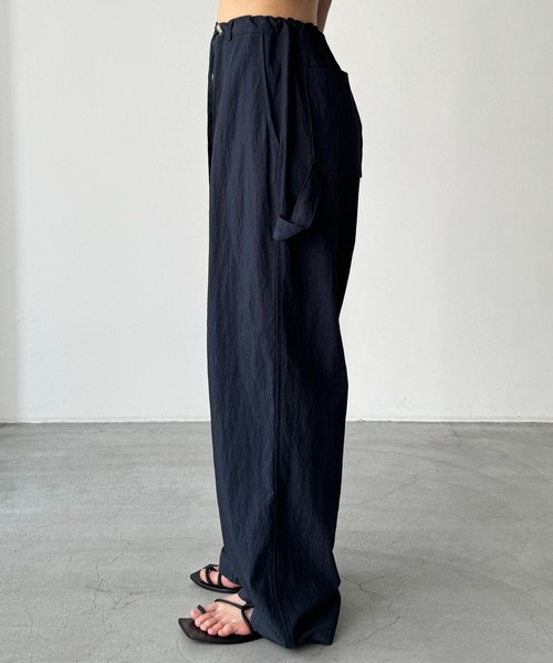 CANAL JEAN（キャナルジーン）の「El mar　ナイロンタックドロストパンツ（その他パンツ・レディース・ネイビー・ONE SIZE）」の6枚目の写真