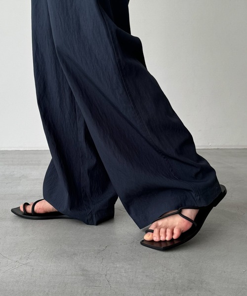 CANAL JEAN（キャナルジーン）の「El mar　ナイロンタックドロストパンツ（その他パンツ・レディース・ネイビー・ONE SIZE）」の11枚目の写真