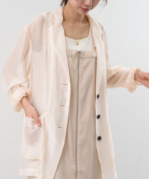 ANNA LUNA(アンナルナ)の「【ANNA LUNA】 シンプル に華やぐ パール付き ジップ キャミワンピース(ワンピース・レディース・ブラック/ベージュ・LARGE/MEDIUM)」の21枚目の写真