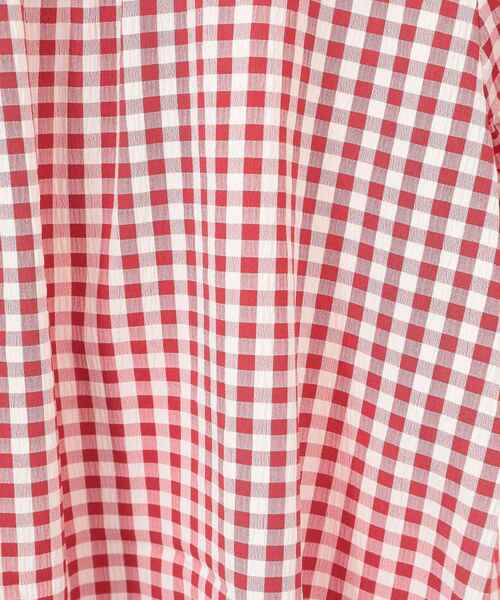 Areeam（アリーム）の「ハーフスリーブチェックレースタックブラウス（シャツ/ブラウス・レディース・レッド/ベージュ・FREE）」の22枚目の写真