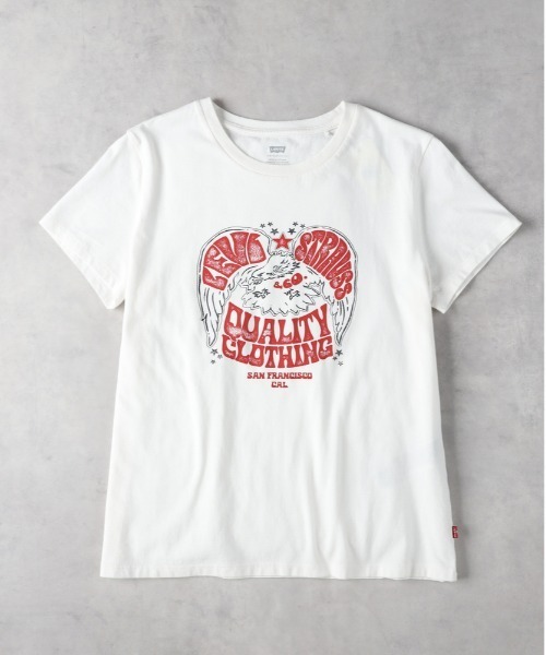 TMGE Levi's スカルプリント Tシャツ グレー S Levi's® Men's Classic Graphic T-Shirt - Archival 2hp Midtone