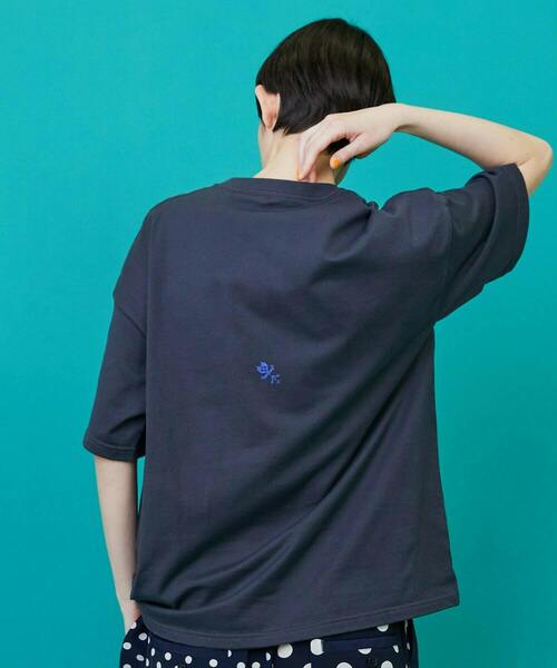 FRAPBOIS(フラボア)の「ブラケットT(Tシャツ/カットソー・レディース・ホワイト/チャコールグレー・1/2)」の15枚目の写真