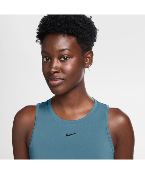 NIKE(ナイキ)の「ナイキ NIKE ナイキ ワン DF スリム タンク トップ(タンクトップ・レディース・ブルーグレー・S/M/L)」の3枚目の写真