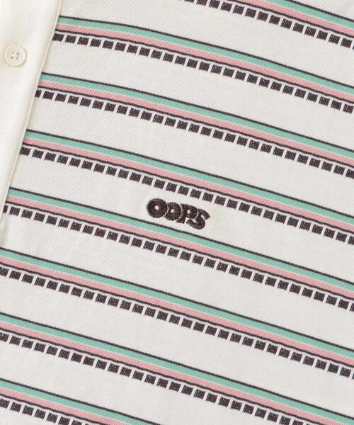 URBAN RESEARCH Sonny Label(アーバンリサーチサニーレーベル)の「OOPS接触冷感ボーダーポロシャツ(Tシャツ/カットソー・メンズ・カーキ/オフホワイト・MEDIUM/LARGE/X-LARGE)」の7枚目の写真