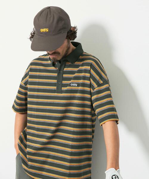 URBAN RESEARCH Sonny Label(アーバンリサーチサニーレーベル)の「OOPS接触冷感ボーダーポロシャツ(Tシャツ/カットソー・メンズ・カーキ/オフホワイト・MEDIUM/LARGE/X-LARGE)」の10枚目の写真
