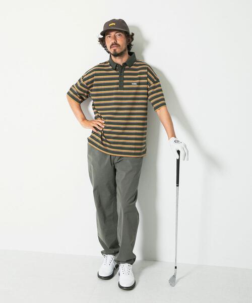 URBAN RESEARCH Sonny Label(アーバンリサーチサニーレーベル)の「OOPS接触冷感ボーダーポロシャツ(Tシャツ/カットソー・メンズ・カーキ/オフホワイト・MEDIUM/LARGE/X-LARGE)」の12枚目の写真