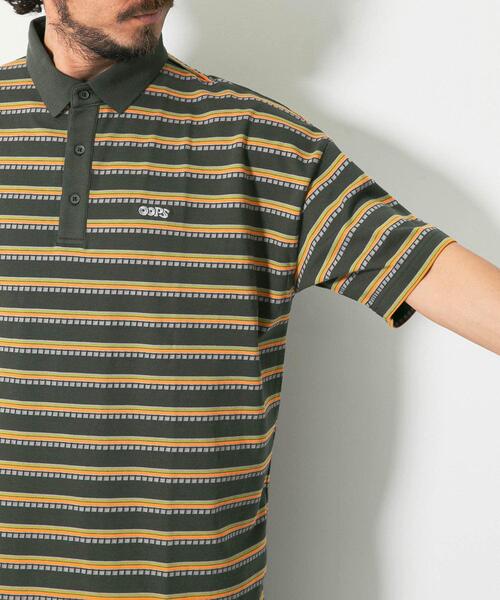 URBAN RESEARCH Sonny Label(アーバンリサーチサニーレーベル)の「OOPS接触冷感ボーダーポロシャツ(Tシャツ/カットソー・メンズ・カーキ/オフホワイト・MEDIUM/LARGE/X-LARGE)」の17枚目の写真