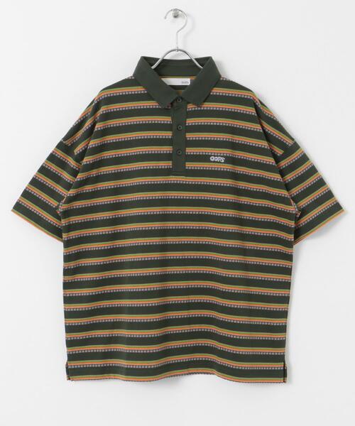 URBAN RESEARCH Sonny Label(アーバンリサーチサニーレーベル)の「OOPS接触冷感ボーダーポロシャツ(Tシャツ/カットソー・メンズ・カーキ/オフホワイト・MEDIUM/LARGE/X-LARGE)」の19枚目の写真