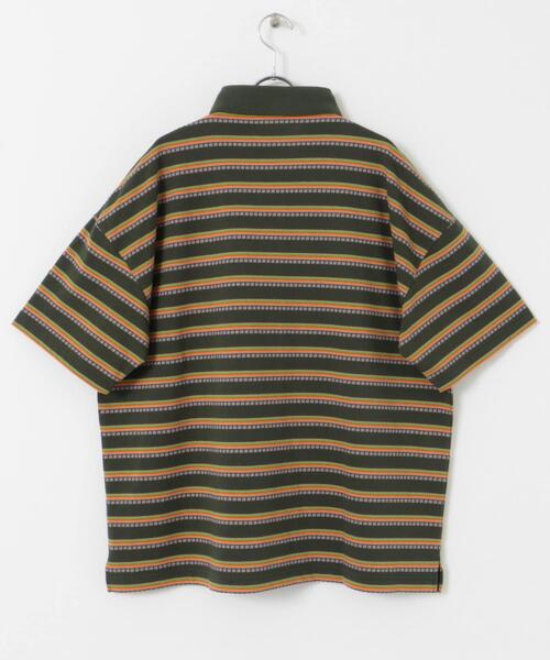 URBAN RESEARCH Sonny Label(アーバンリサーチサニーレーベル)の「OOPS接触冷感ボーダーポロシャツ(Tシャツ/カットソー・メンズ・カーキ/オフホワイト・MEDIUM/LARGE/X-LARGE)」の22枚目の写真