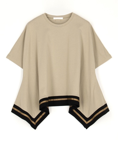 tシャツ ハンカチヘムTシャツ レディース ハンカチヘムTシャツ（Tシャツ/カットソー）｜NICOLE white