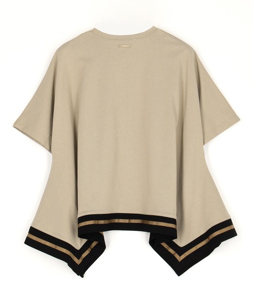 NICOLE white（ニコルホワイト）の「ハンカチヘムTシャツ（Tシャツ/カットソー・レディース・ベージュ/オフホワイト/ブラック/ブラウン/チャコール・FREE）」の17枚目の写真