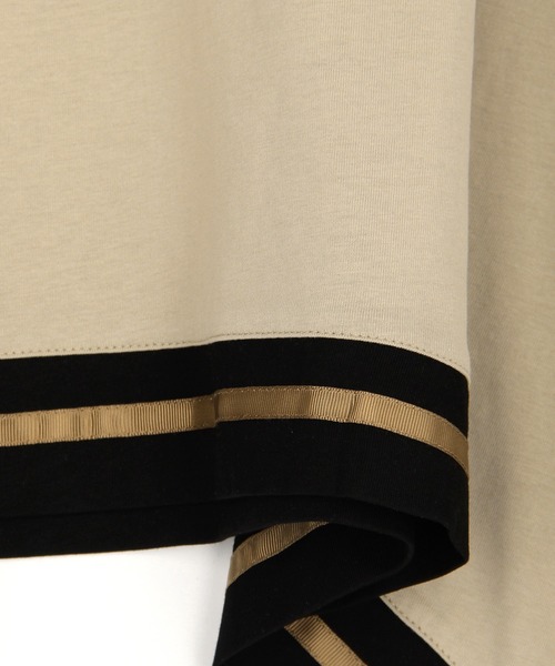 NICOLE white（ニコルホワイト）の「ハンカチヘムTシャツ（Tシャツ/カットソー・レディース・ベージュ/オフホワイト/ブラック/ブラウン/チャコール・FREE）」の22枚目の写真