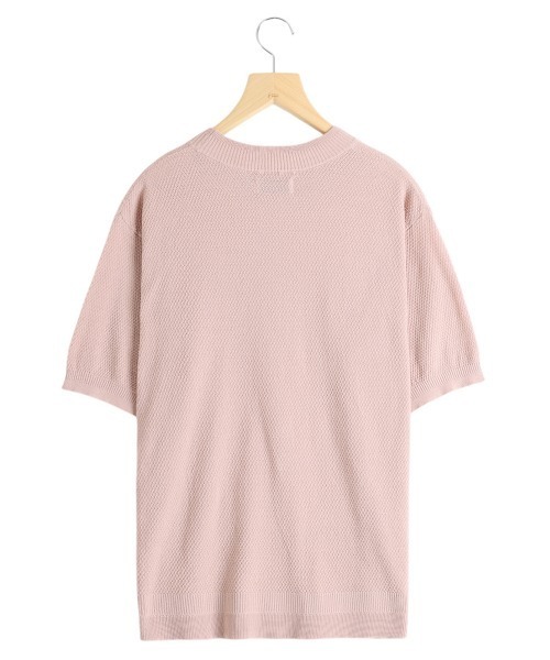 BALLAST ARK（バラストアーク）の「BALLAST ARK / バラストアーク：COTTON KANOKO S/S KNIT：BA11-KT01[AST]（Tシャツ/カットソー・メンズ・ネイビー/ピンク/グレー・L/M）」の22枚目の写真