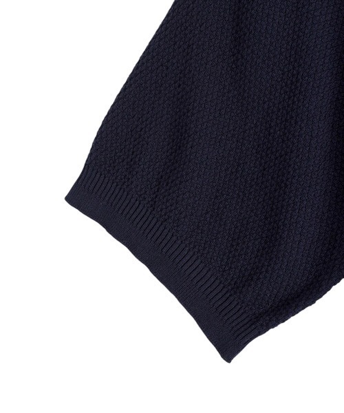 BALLAST ARK（バラストアーク）の「BALLAST ARK / バラストアーク：COTTON KANOKO S/S KNIT：BA11-KT01[AST]（Tシャツ/カットソー・メンズ・ネイビー/ピンク/グレー・L/M）」の10枚目の写真