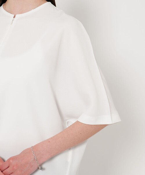 UNITED ARROWS & SONS by DAISUKE OBANA(ユナイテッドアローズアンドサンズバイダイスケオバナ)の「<D.O UNITED ARROWS BY DAISUKE OBANA for WOMEN> Ⅱ+ ZIP CREW TEE/Tシャツ(Tシャツ/カットソー・レディース・モカ/ネイビー/グレー系/ホワイト/ブラック・M/S)」の22枚目の写真