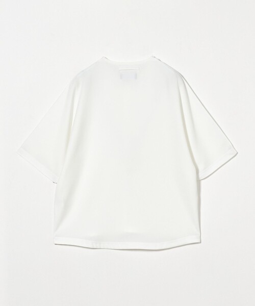 UNITED ARROWS & SONS ホワイト Tシャツ L D.O UNITED ARROWS BY DAISUKE OBANA for WOMEN＞ Ⅱ+ ZIP CREW TEE/T