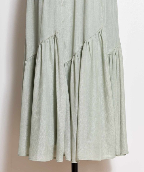 NOELA(ノエラ)の「ギャザー切り替えスカート(スカート・レディース・ベージュ/その他1/グリーン・フリー)」の6枚目の写真