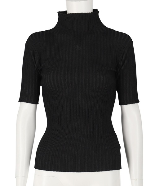 ANAP（アナップ）の「リブニットモックネックトップス（ニット/セーター・レディース・ブラック/グレー・FREE）」の16枚目の写真