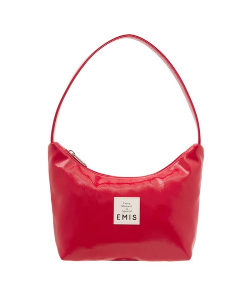 ハンドバッグ Emis New Enamel Hobo Bag Black NEW LEATHER HOBO BAG（ハンドバッグ）｜EMIS（イミス）の