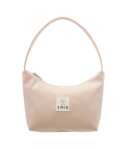 EMIS(イミス)の「NEW ENAMEL HOBO BAG(ハンドバッグ・レディース・ブラック/ブラウン/グリーン/レッド/グレイッシュベージュ/ブルーグリーン/クリーム/マジェンタ・FREE)」の3枚目の写真