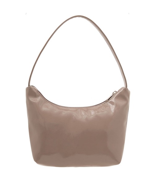 ★EMIS★ NEW ENAMEL HOBO BAGBROWN m1037_1334215 NEW ENAMEL HOBO BAG(ハンドバッグ)|EMIS(イミス)の