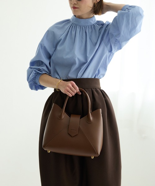 HASHIBAMI(ハシバミ)の「【HASHIBAMI】フェズ ハンドバッグ(ショルダーバッグ・レディース・ブラック/ダークブラウン/ベージュ・FREE)」の7枚目の写真