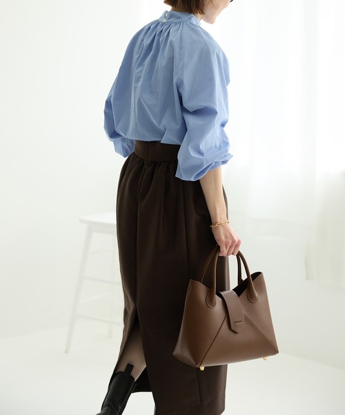 HASHIBAMI(ハシバミ)の「【HASHIBAMI】フェズ ハンドバッグ(ショルダーバッグ・レディース・ブラック/ダークブラウン/ベージュ・FREE)」の8枚目の写真