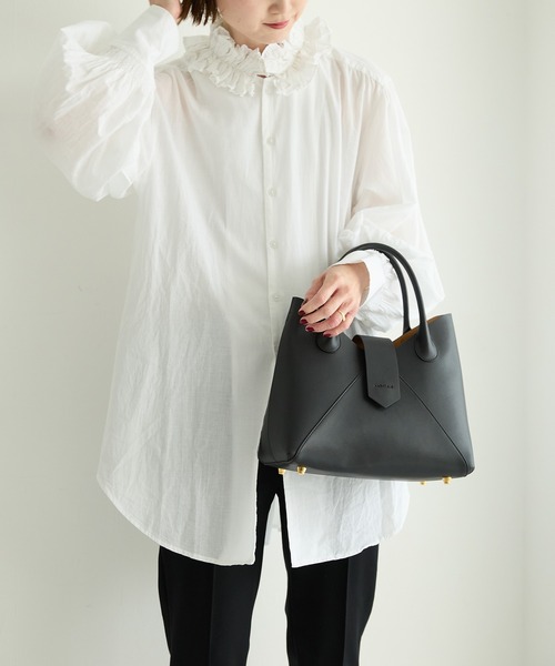 HASHIBAMI(ハシバミ)の「【HASHIBAMI】フェズ ハンドバッグ(ショルダーバッグ・レディース・ブラック/ダークブラウン/ベージュ・FREE)」の14枚目の写真