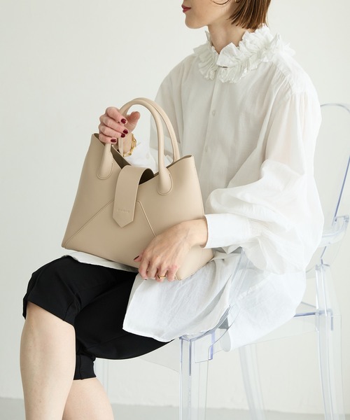 HASHIBAMI(ハシバミ)の「【HASHIBAMI】フェズ ハンドバッグ(ショルダーバッグ・レディース・ブラック/ダークブラウン/ベージュ・FREE)」の18枚目の写真