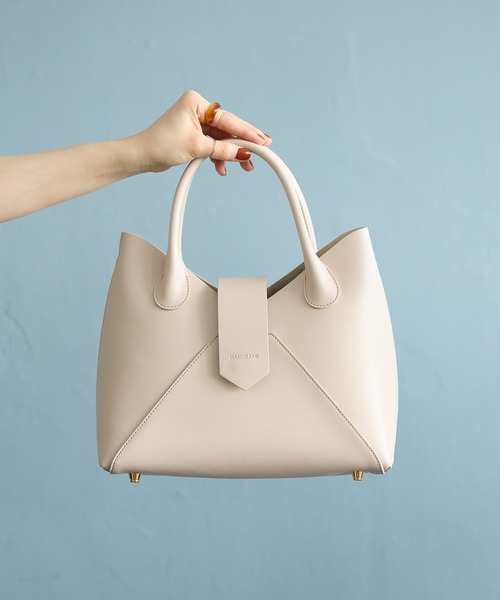 HASHIBAMI(ハシバミ)の「【HASHIBAMI】フェズ ハンドバッグ(ショルダーバッグ・レディース・ブラック/ダークブラウン/ベージュ・FREE)」の21枚目の写真